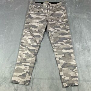 Democracy Grey Camo Slim Jeans-size 8